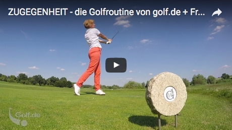 ZUGEGENHEIT - die Golfroutine von golf.de + Frank Pyko